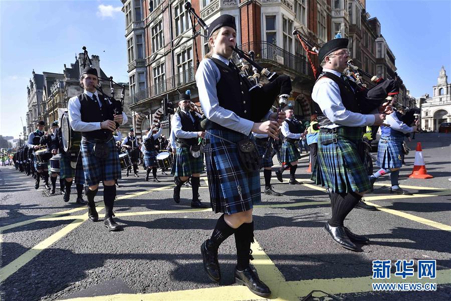 （晚报）（5）伦敦开始庆祝圣帕特里克节