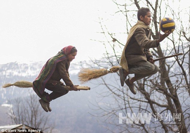 印度摄影师山村支教 悬浮摄影重现&ldquo;魁地奇&rdquo;