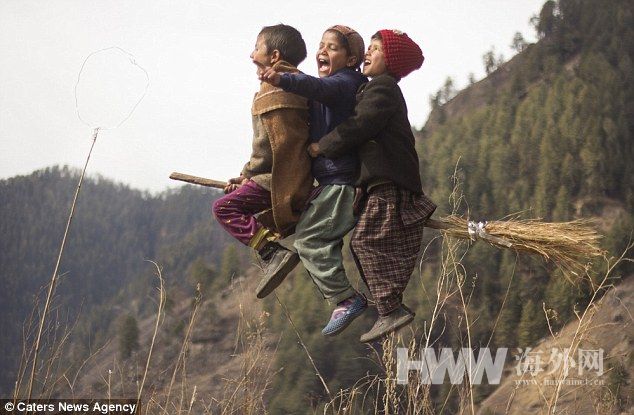 印度摄影师山村支教 悬浮摄影重现&ldquo;魁地奇&rdquo;