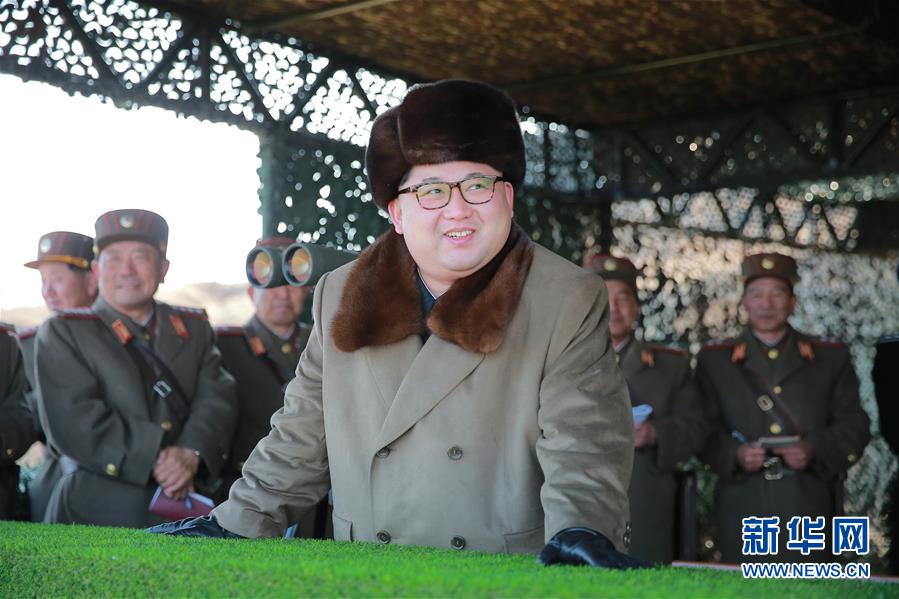 （國際）（1）金正恩指導朝鮮人民軍進行登陸及反登陸演習 