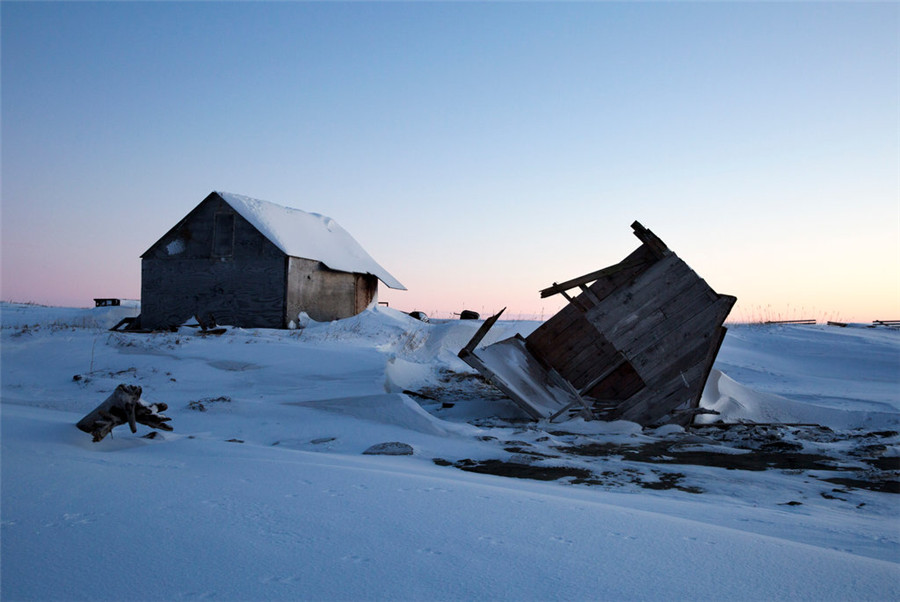 阿拉斯加冰川消融 居民失去家园举步维艰