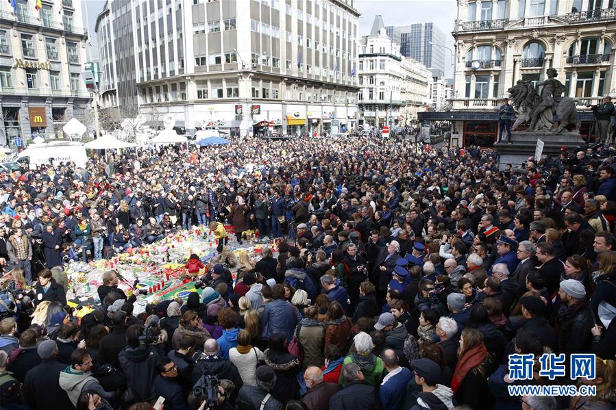 （国际）（1）比利时民众悼念恐怖袭击遇难者
