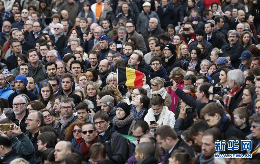 （国际）（6）比利时民众悼念恐怖袭击遇难者