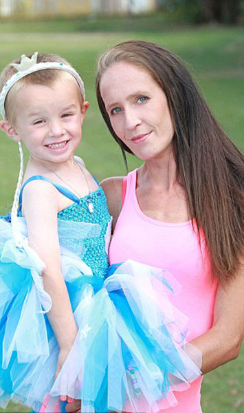 英4岁男童喜欢女孩装扮 母亲大力支持(组图)