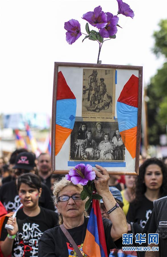 （XHDW）（2）洛杉矶举行纪念&ldquo;亚美尼亚大屠杀&rdquo;事件101周年游行