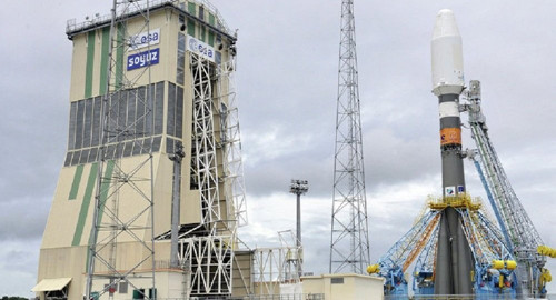 俄&ldquo;联盟&rdquo;号运载火箭从库鲁发射场成功升空