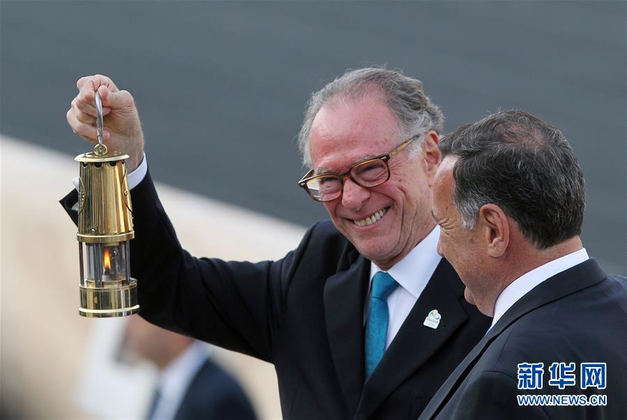 （里约奥运会）（4）奥运圣火交接仪式在雅典举行