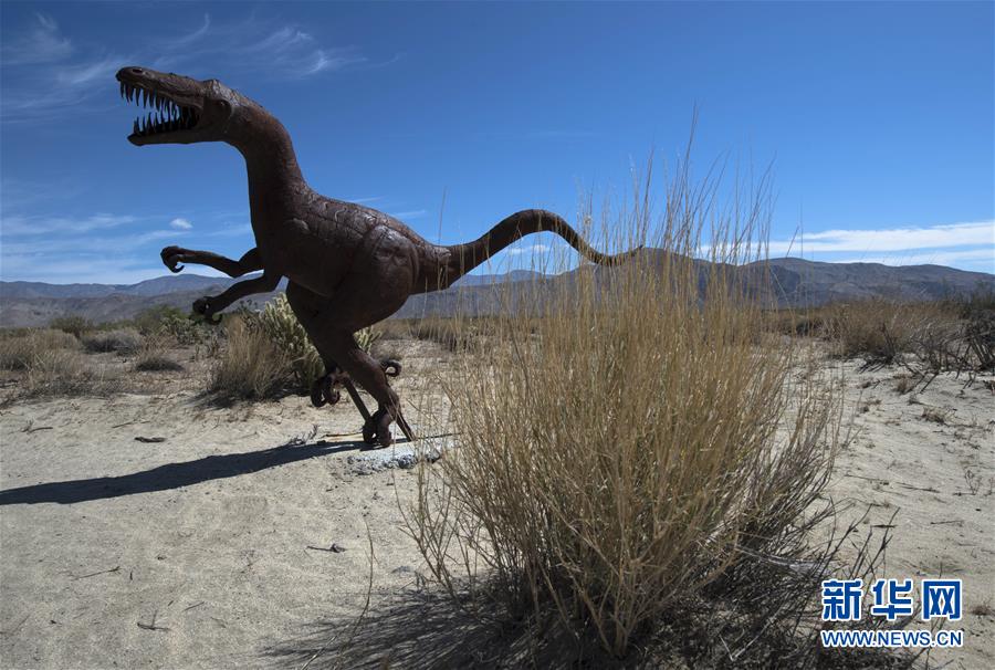 （国际）（1）加州荒漠里的&ldquo;钢铁猛兽&rdquo;