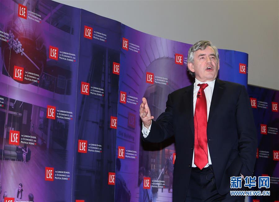 （国际）（1）英国前首相布朗发表公开演讲支持英国留欧