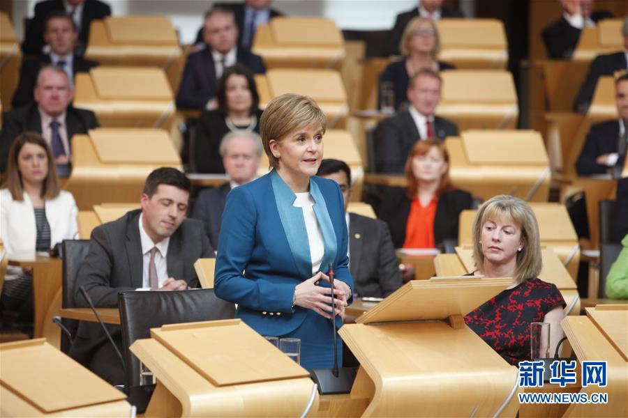 （国际）（1）苏格兰民族党领袖斯特金当选苏格兰政府首席大臣 