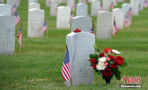 美军墓地。