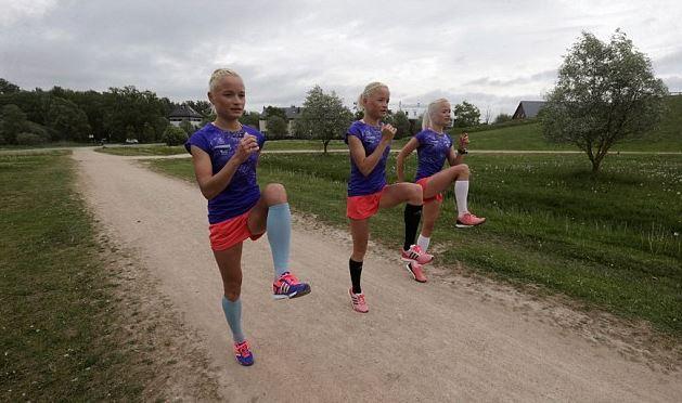 历史罕见！三胞胎美女备战巴西奥运会