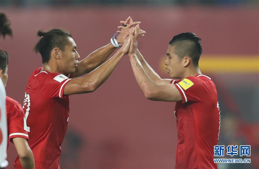 足球热身赛:中国队4:2战胜特立尼达和多巴哥队