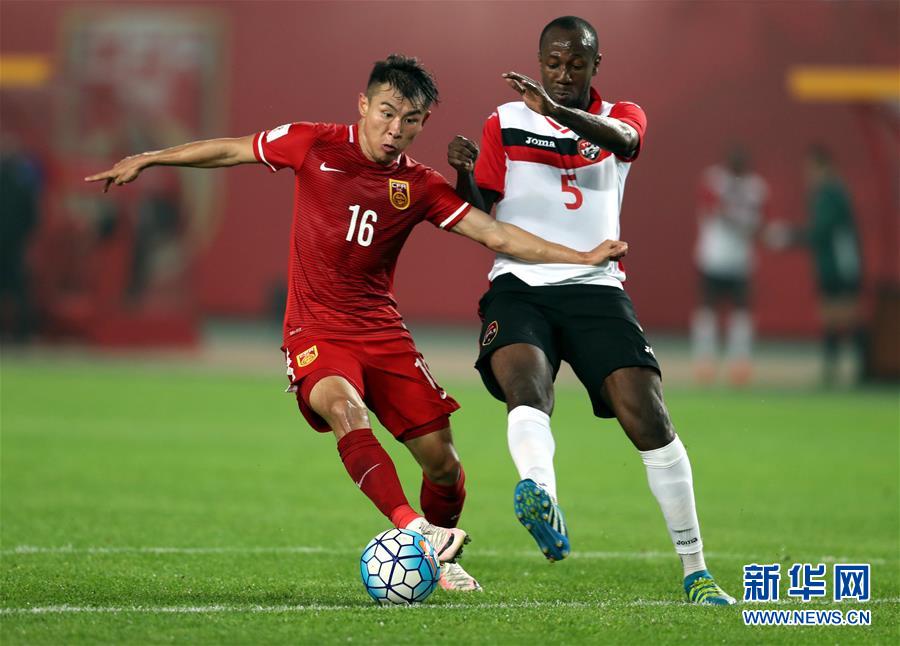 （体育）（2）足球&mdash;&mdash;热身赛：中国战胜特立尼达和多巴哥