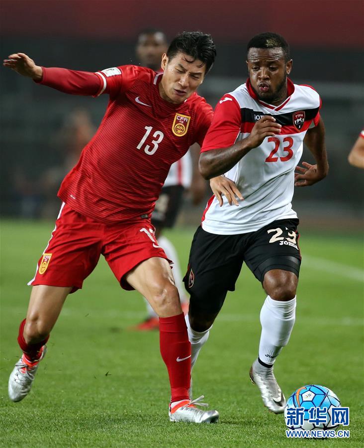 （体育）（1）足球&mdash;&mdash;热身赛：中国胜特立尼达和多巴哥