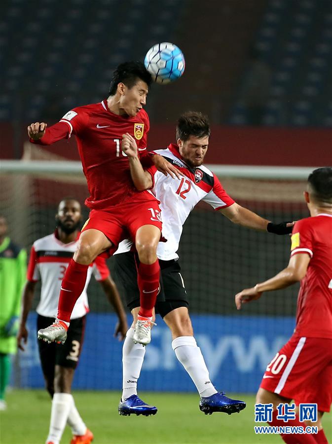 （体育）（4）足球&mdash;&mdash;热身赛：中国胜特立尼达和多巴哥