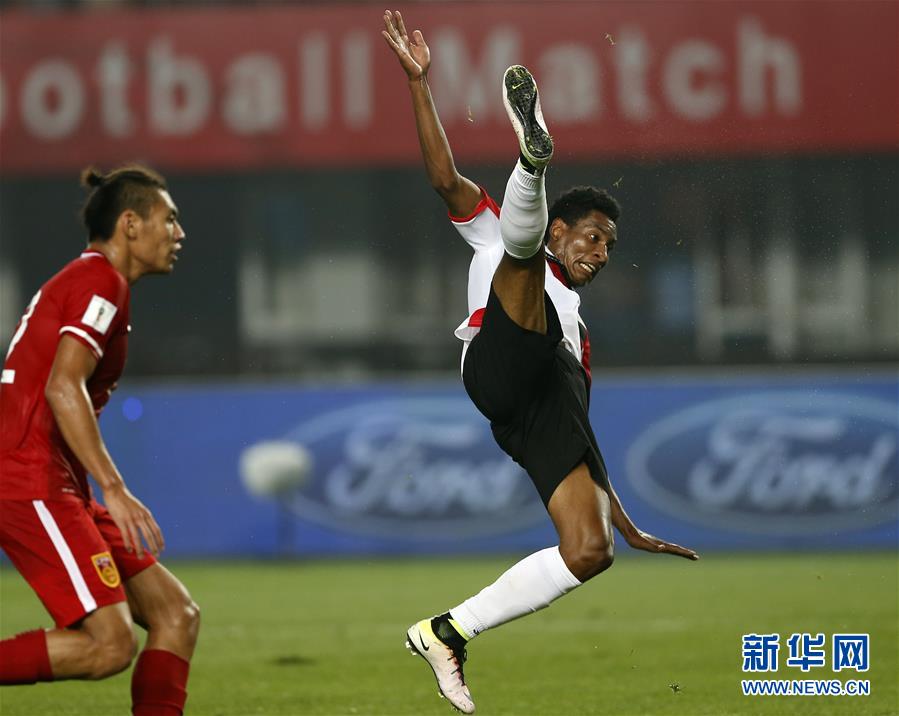 （体育）（8）足球&mdash;&mdash;热身赛：中国胜特立尼达和多巴哥