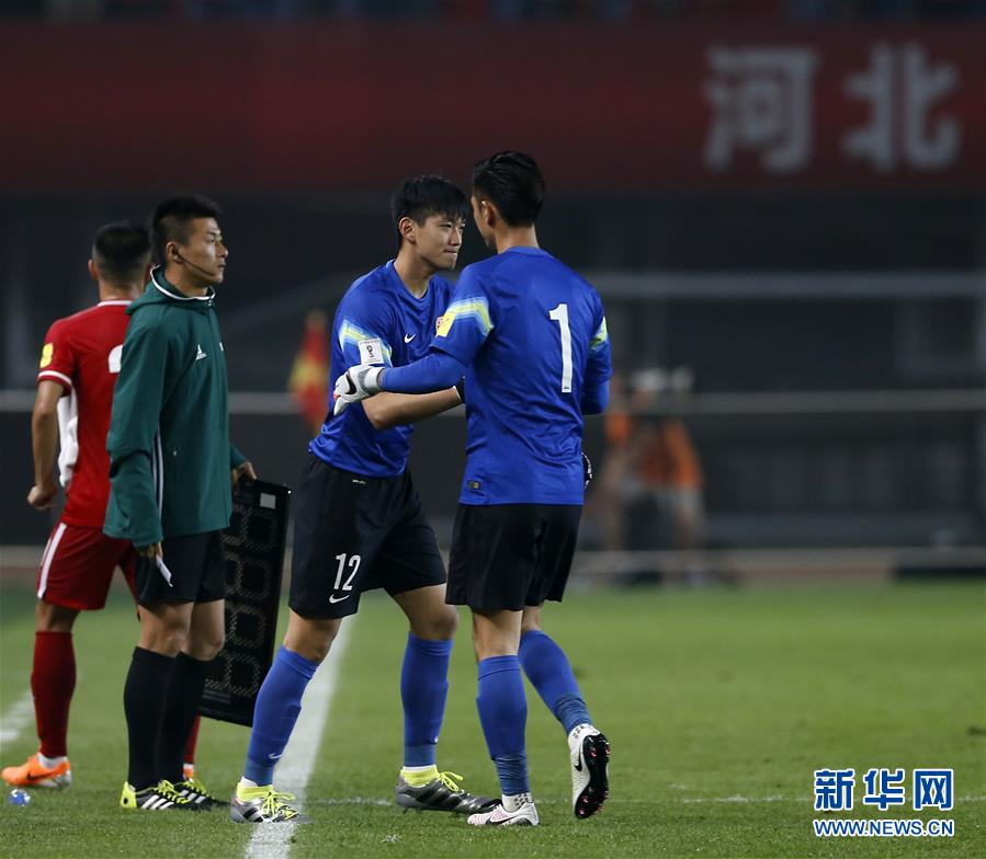 （体育）（11）足球&mdash;&mdash;热身赛：中国胜特立尼达和多巴哥