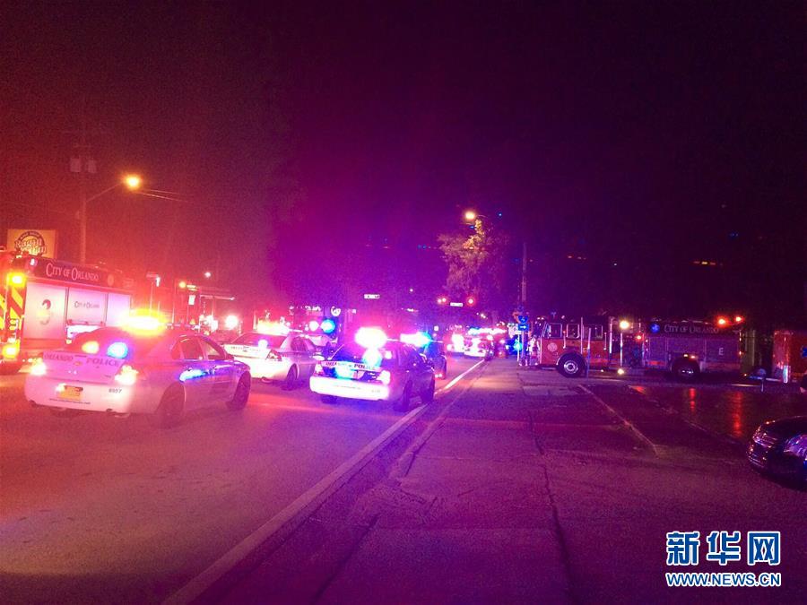 （国际）（3）美国奥兰多市夜总会枪击案造成近20人死亡