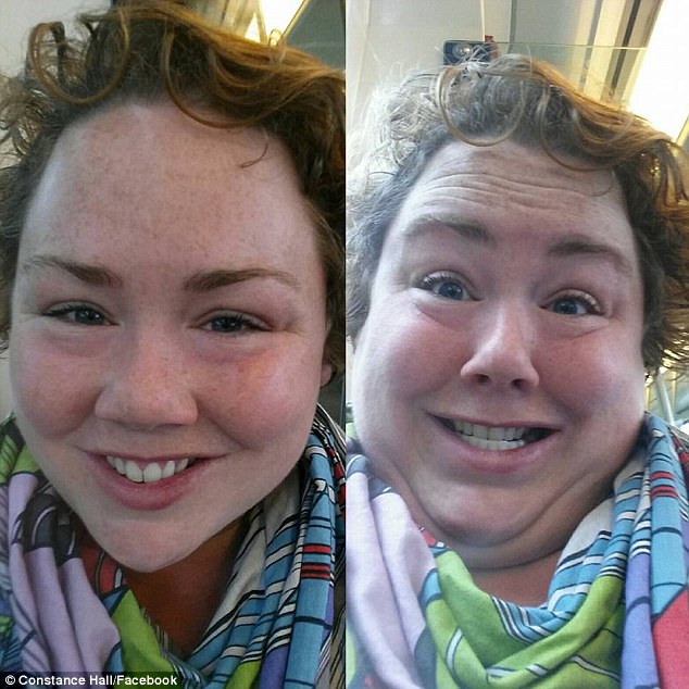 自拍照美丑对比!澳女子透露自拍技巧(组图)