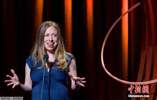 克林顿的女儿切尔西。