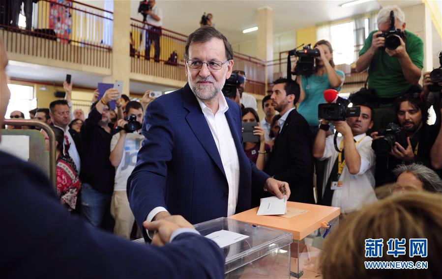 （国际）（1）西班牙大选开始投票