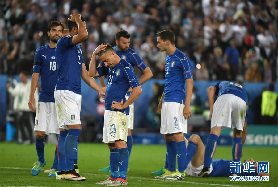 （欧锦赛）（10）足球&mdash;&mdash;四分之一决赛：德国战胜意大利