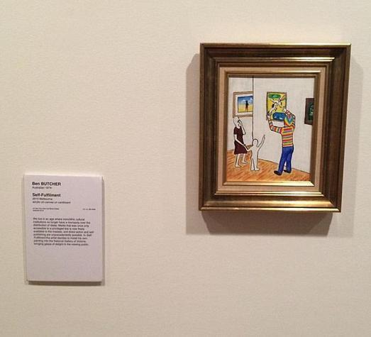 澳洲艺术家够奇葩 溜入美术馆私放作品供展览