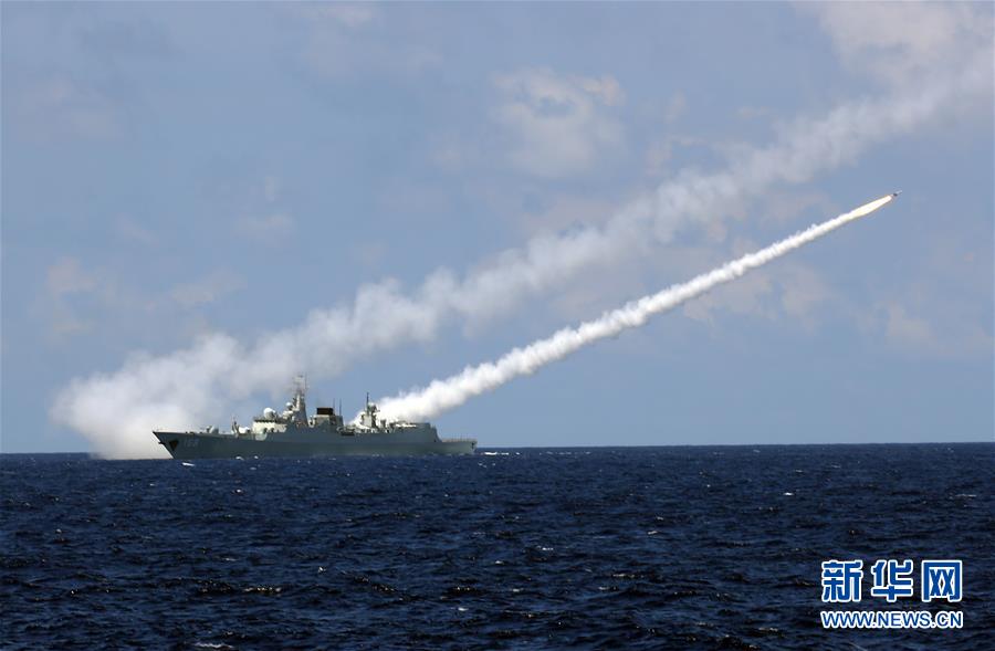 中国海军在南海举行实兵对抗演习 高清组图 新华网