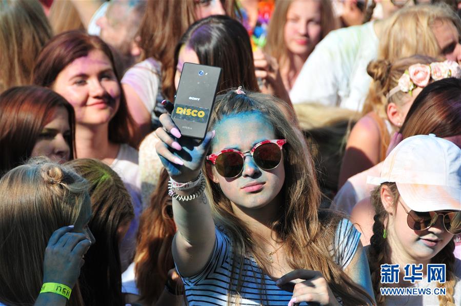 （国际）（1）拉脱维亚里加举办色彩节