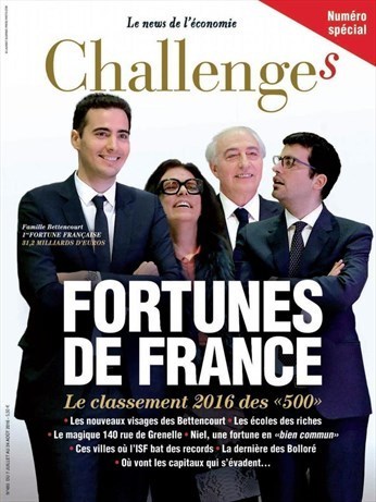 2016法国富豪榜出炉 欧莱雅女掌门登顶