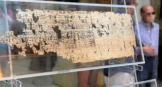 埃及金字塔建造工程日志展出巨石搬运之谜揭开（图）