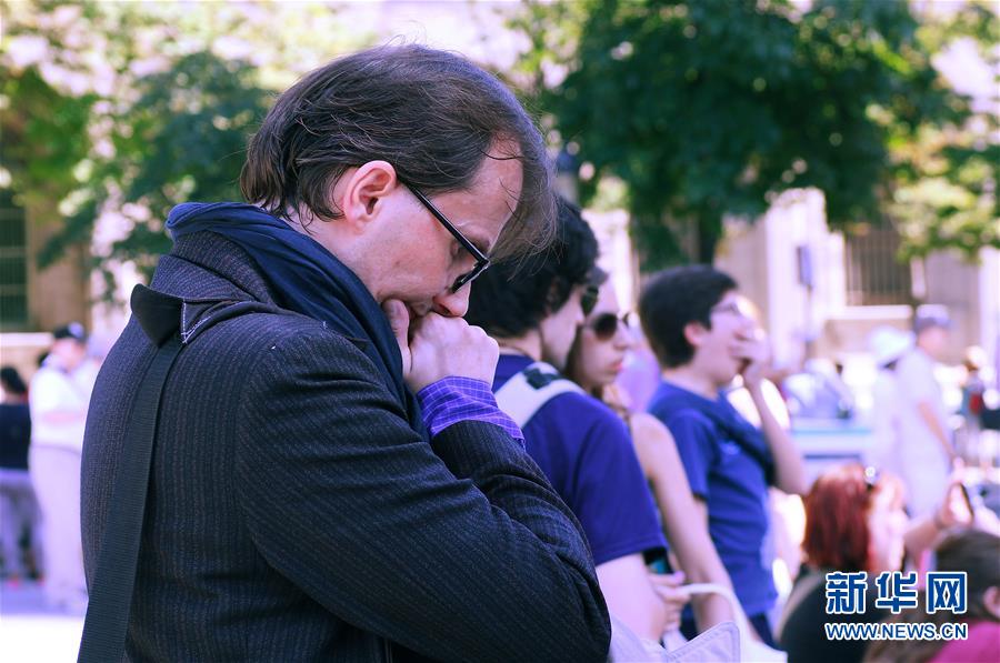 （国际）（2）法国全国默哀一分钟悼念尼斯恐袭案遇难者