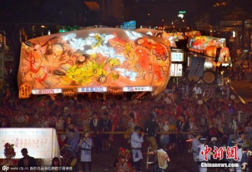资料图：日本&ldquo;睡魔祭&rdquo;