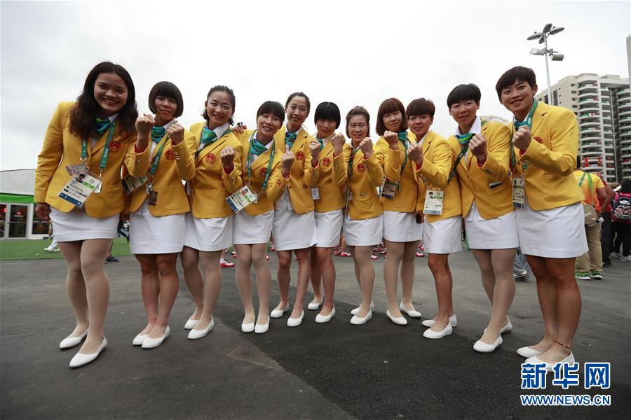 （里约奥运会）（10）中国代表团举行升旗仪式