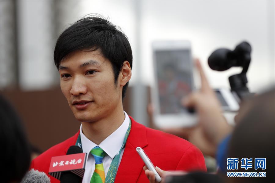 （里约奥运会)（8）中国体育代表团举行升旗仪式