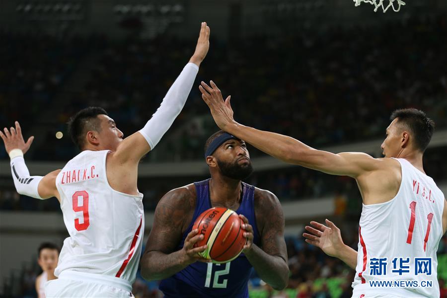 （里约奥运会）（16）篮球&mdash;&mdash;男篮小组赛：中国不敌美国