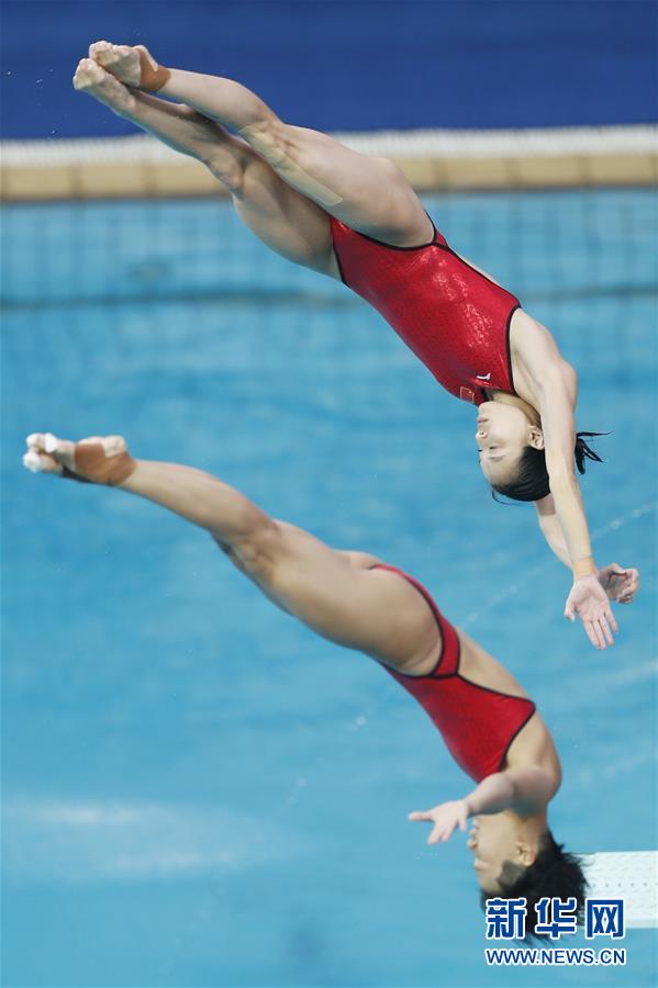（里约奥运会）（7）跳水&mdash;&mdash;女子双人三米板：吴敏霞和施廷懋夺冠