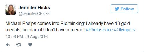 “菲尔普斯脸”爆红网络