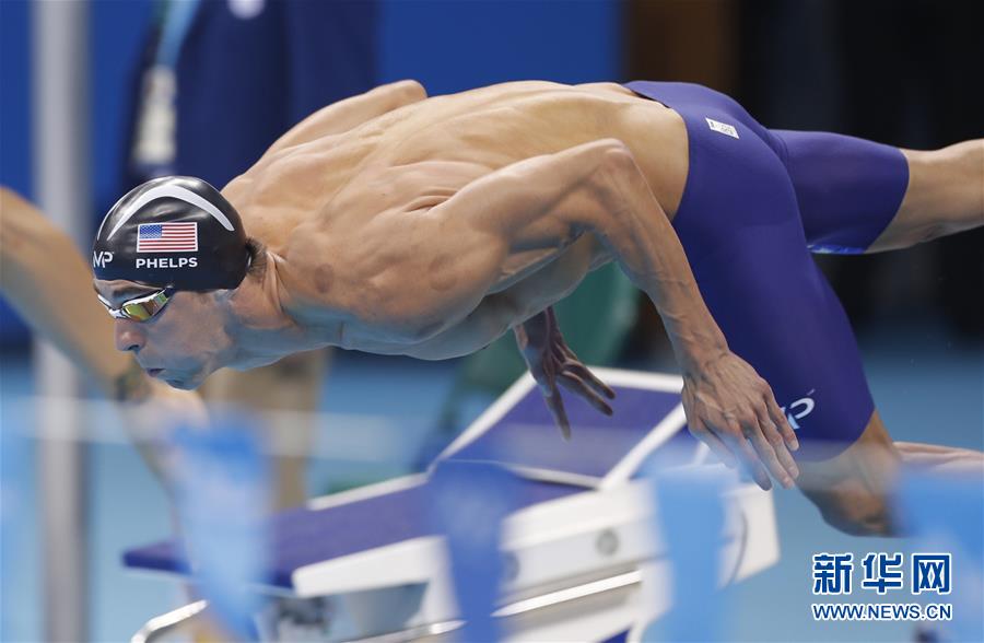 （里约奥运会）（7）游泳&mdash;&mdash;男子200米个人混合：菲尔普斯夺冠