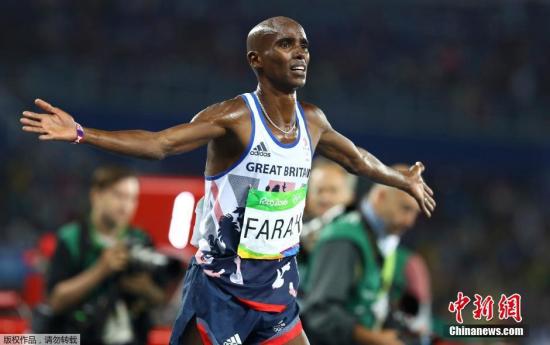 当地时间8月13日，里约奥运男子万米决赛，英国选手法拉赫被绊倒后继续比赛，并仍成功卫冕奥运万米跑金牌。