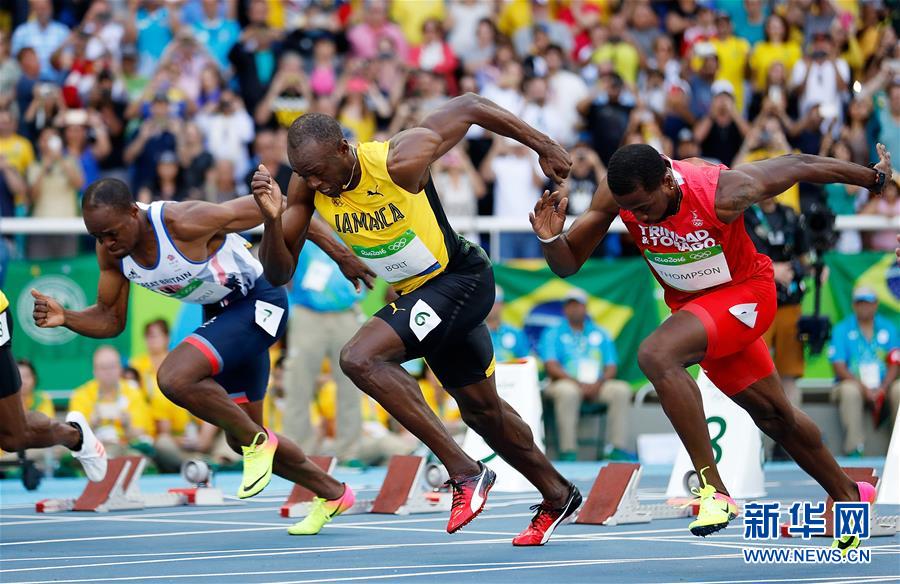 （里约奥运会）（14）田径&mdash;&mdash;男子100米预赛：博尔特晋级半决赛