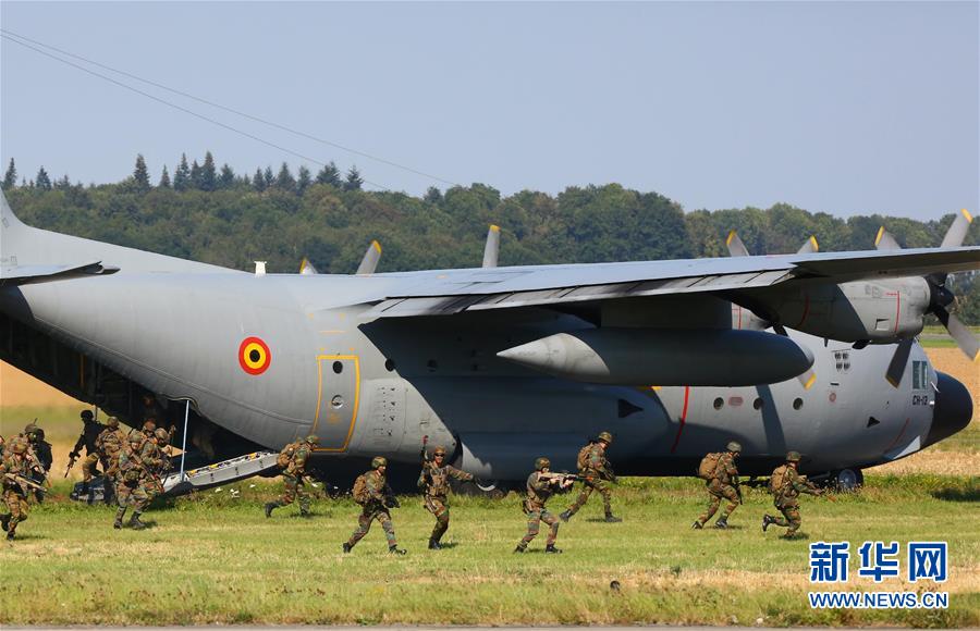 （国际）（3）比利时军队演练地空协同