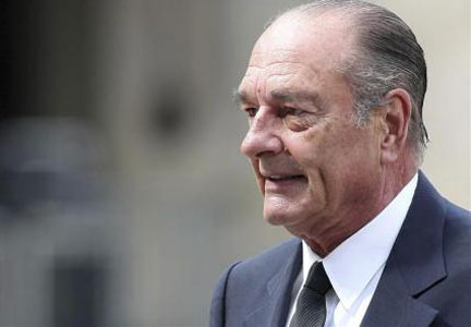 法国前总统希拉克因肺部感染住院近年来健康欠佳