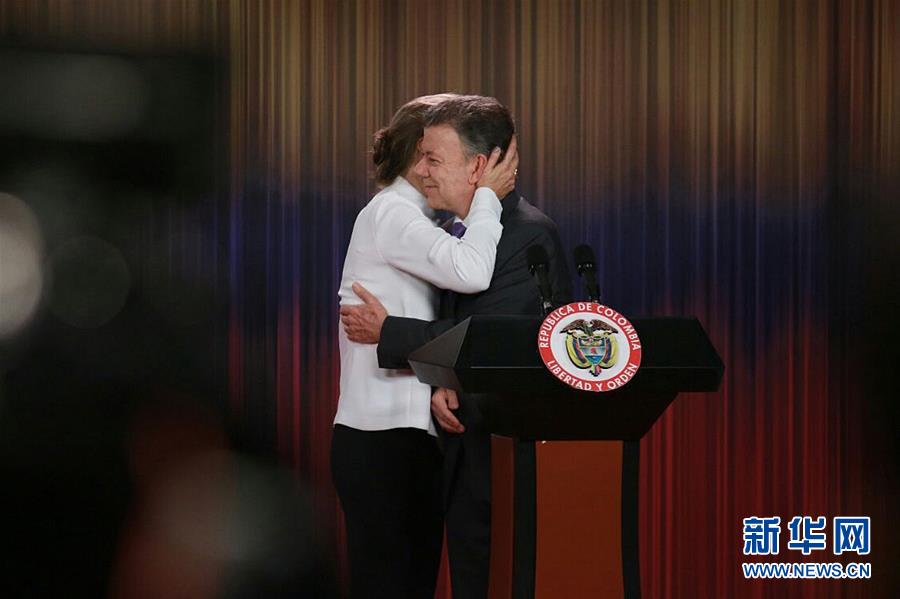 （国际）（2）哥伦比亚总统桑托斯获2016年诺贝尔和平奖