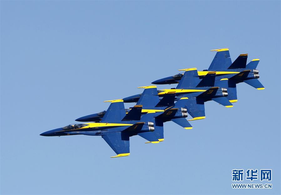 （晚报）（1）&ldquo;蓝天使&rdquo;亮相休斯敦航空展