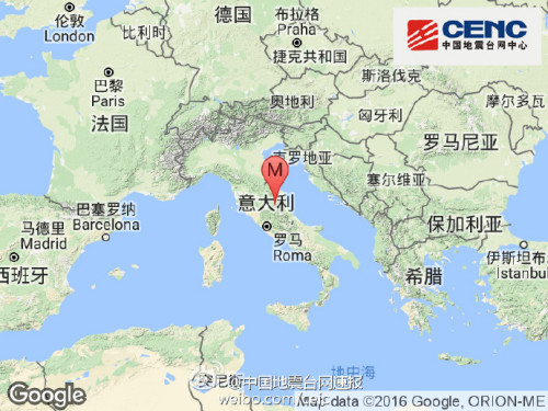 意大利中部发生6.1级地震震源深度10千米