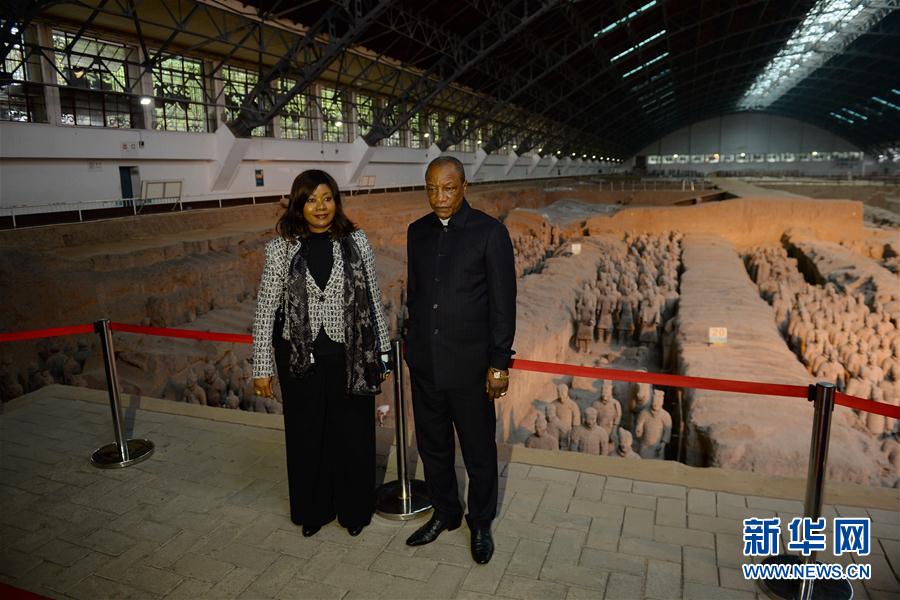 （XHDW）（2）几内亚共和国总统阿尔法&middot;孔戴在西安参观访问