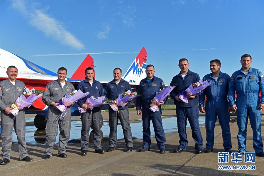 （珠海航展）（2）俄罗斯&ldquo;雨燕&rdquo;飞行表演队抵达珠海