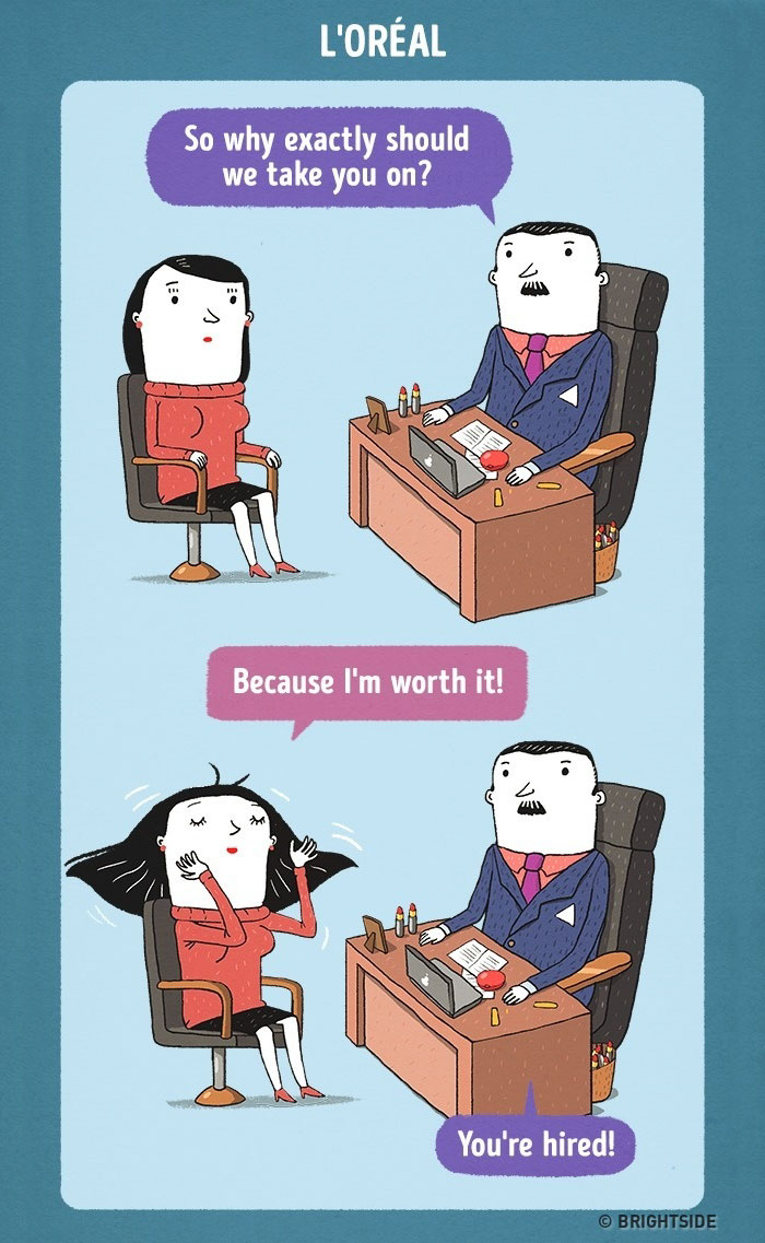 搞笑漫画：顶级公司面试是什么样？（组图）